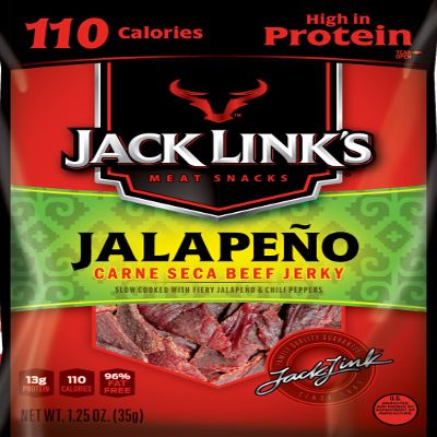 Jack Link's Beef Jerky, Jalapeno Carne Seca, 1.25 Ounce (Pack of 10)