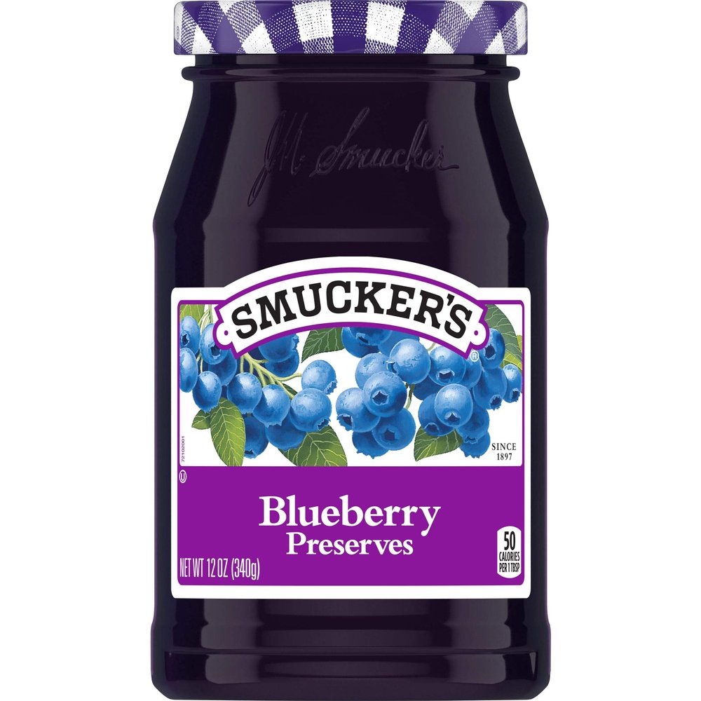 Smucker's Blueberry Preserves, 12 Ounces