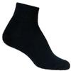 12 Pairs, Physicians Approved Unisex Diabetic Ankle Socks Circulatory Health Support Loose fit. (9-11, Black) view 2