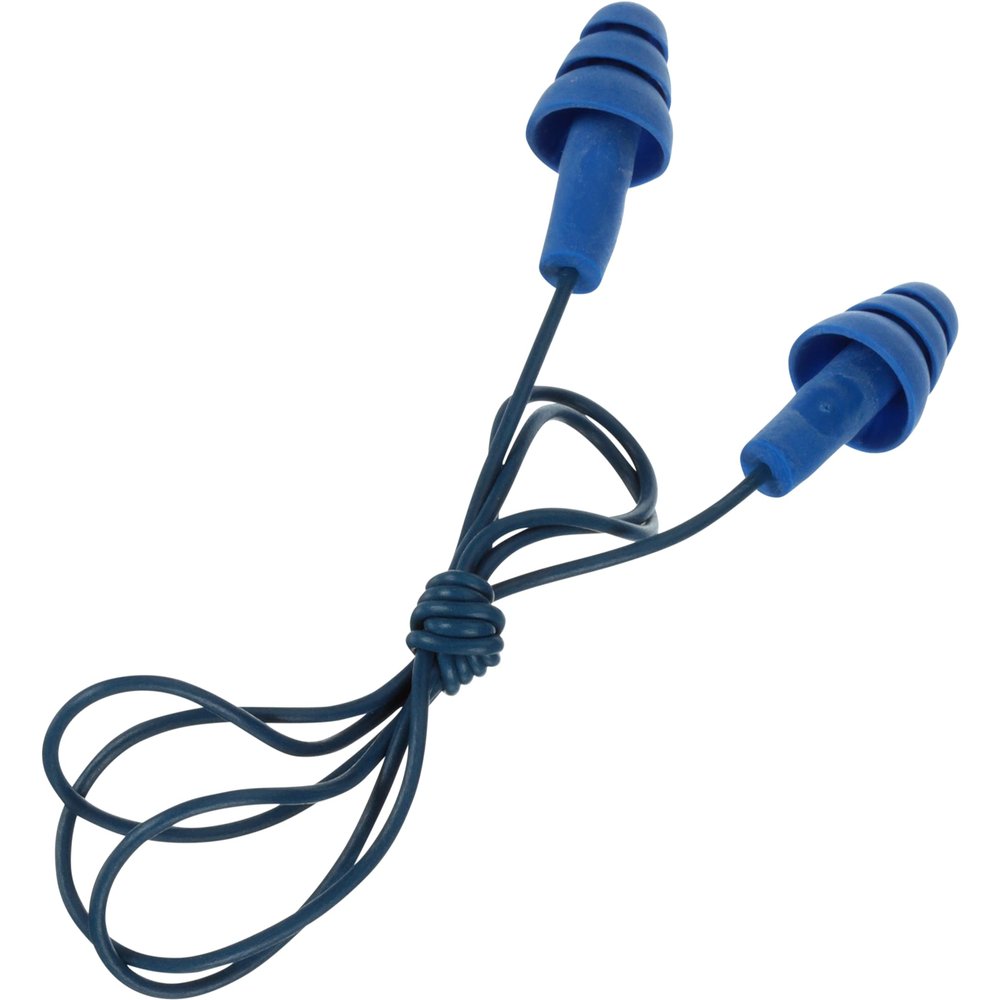 3M E-A-R UltraFit Ear Plugs 340-4017, Metal Detectable, Corded, Econopack, 200/Pack