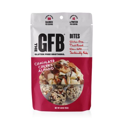 The GFB Protein Bites, Chocolate Cherry Almond, 4 Ounce (Pack of 6), Gluten Free, Non GMO
