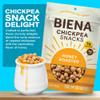 BIENA Chickpea Snacks - Crunchy Roasted Chickpeas - High Fiber Protein Snacks for Adults and Kids - 8-Pack, 5 Ounce Bags - Honey Roasted view 3
