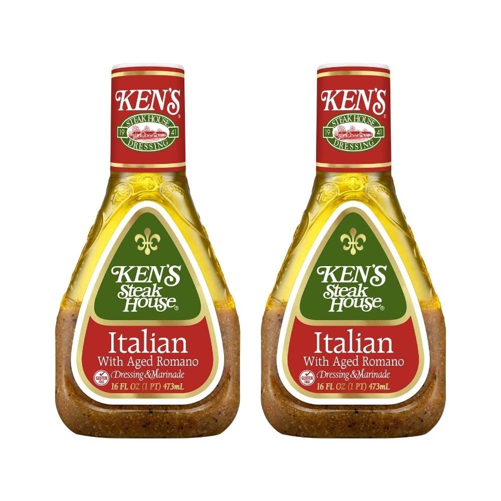 Ken's Steak House Italian with Aged Romano Dressing (16 Fl Oz (Pack of 2))