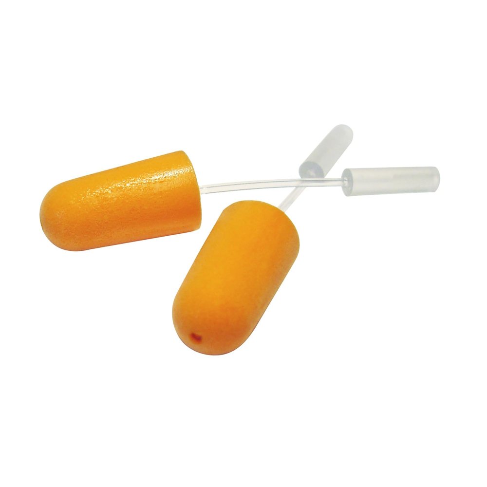 3M 1100 Probed Test Earplugs, 393-2010-50, Pack of 50 Pairs, for use During earplug fit Testing with The 3M E-A-Rfit Validation System, Orange