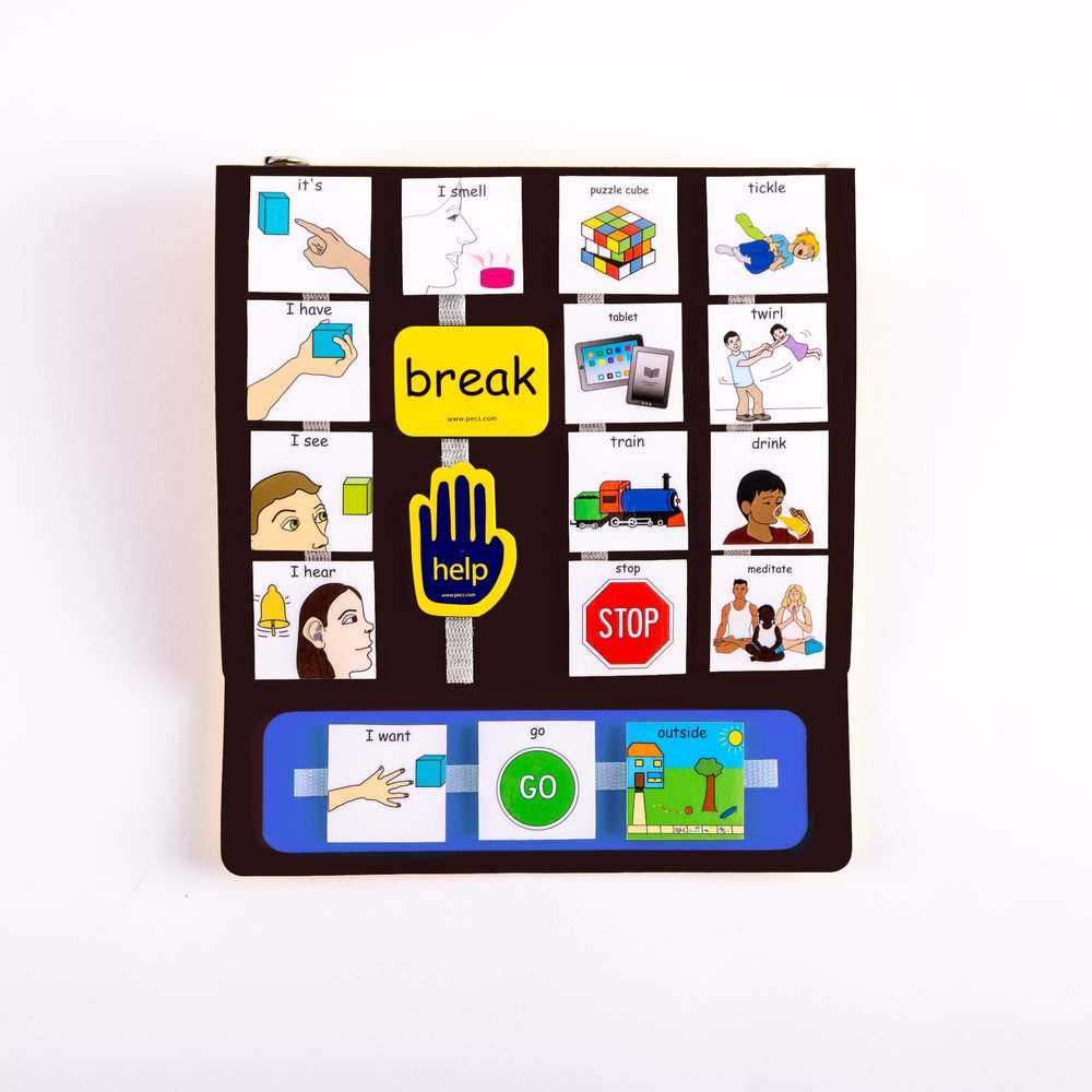 Large PECS Communication Book (Black)