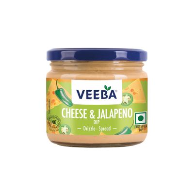 Veeba Cheese And Jalapeno Dip 300Gm