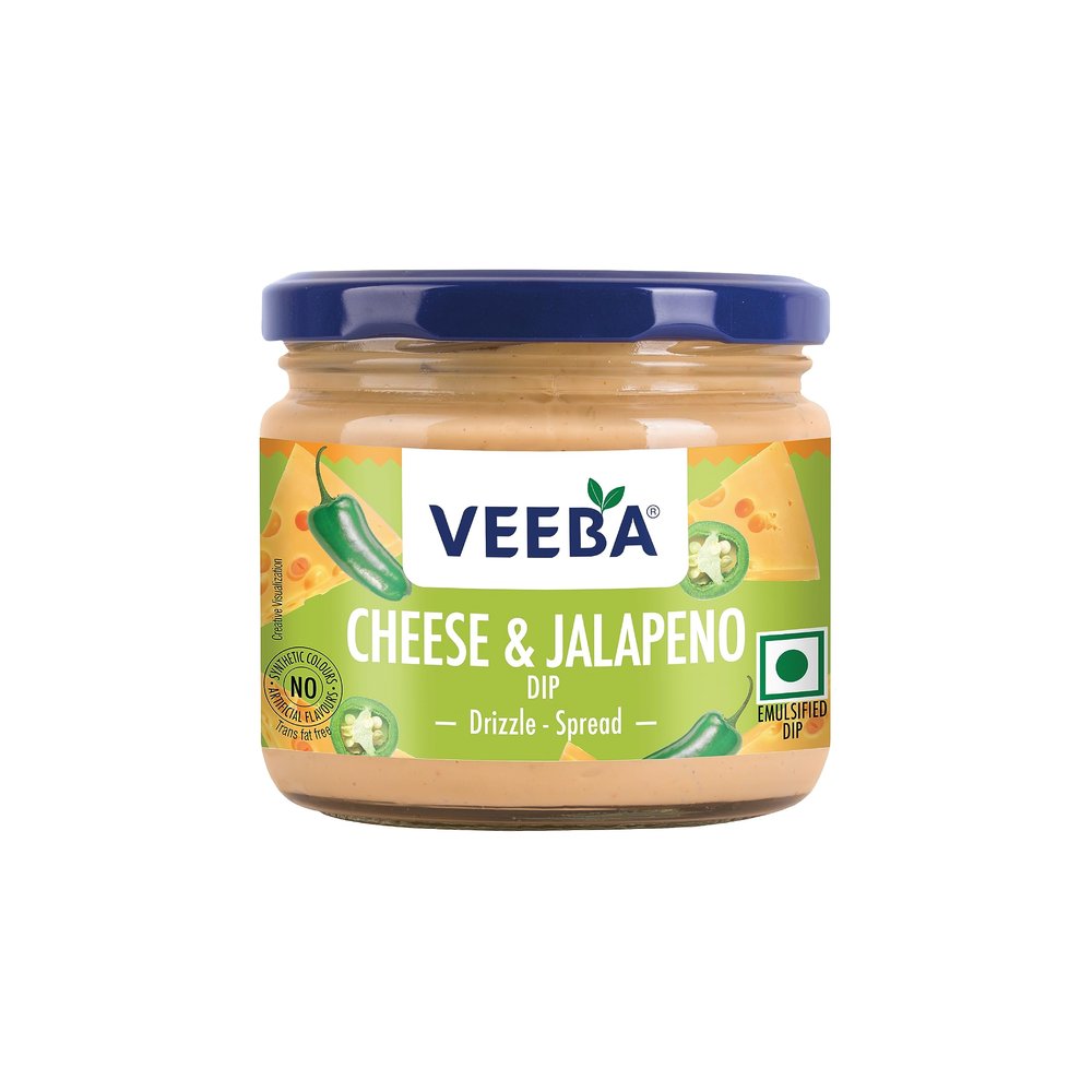 Veeba Cheese And Jalapeno Dip 300Gm