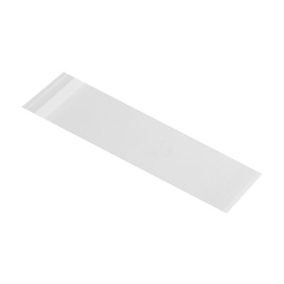 200ct Clear Long Cello Bags Self Sealing 3'' x 11'' (7.6 x 27.9cm) - 1.4 Mil Extra Thick OPP Adhesive Bags for Bakery Cookies Christmas Halloween Party Decorative Gift
