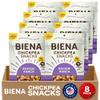 BIENA Chickpea Snacks - Crunchy Roasted Chickpeas - High Fiber Vegan Protein Snacks for Adults and Kids - 8-Pack, 5 Ounce Bags - Rockin Ranch view 1