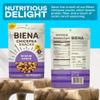 BIENA Chickpea Snacks - Crunchy Roasted Chickpeas - High Fiber Vegan Protein Snacks for Adults and Kids - 8-Pack, 5 Ounce Bags - Rockin Ranch view 2
