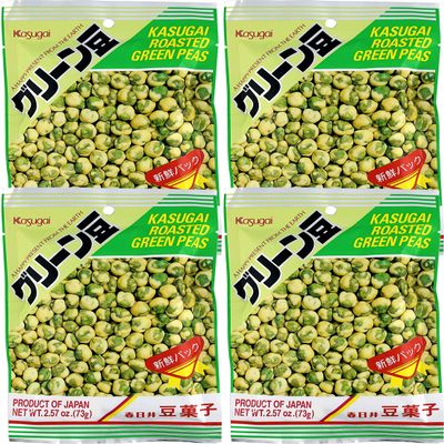 Kasugai Green Peas 2.57oz (4 Pack)