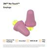 3M No-Touch Foam Earplugs P2000, Uncorded, NRR 29dB, Pack of 100 Pairs, Bell Shaped view 2