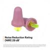 3M No-Touch Foam Earplugs P2000, Uncorded, NRR 29dB, Pack of 100 Pairs, Bell Shaped view 4