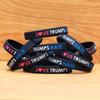 Three Love Trumps Hate Wristbands view 3