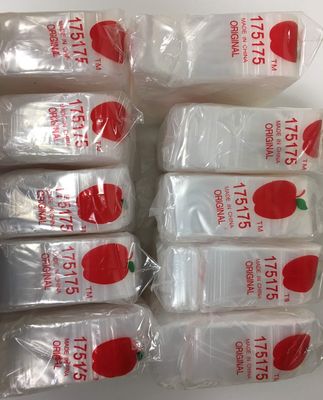 10000 PACK APPLE BRAND 2mil CLEAR BAGS 10,000 baggies resealable plastic (175175)