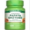 Nature's Truth Papaya Enzyme Chewable Tablets | 120 Count | Vegan, Non-GMO & Gluten Free Supplement for Digestion | Natural Tropical Flavor view 1