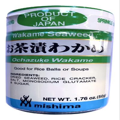 Mishima Ochazuke Wakame Seaweed and Rice Cracker Furikake Mix
