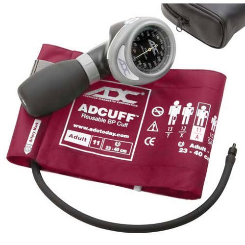 ADC 703-11AM Aneroid Sphygmomanometer, Magenta, Adult