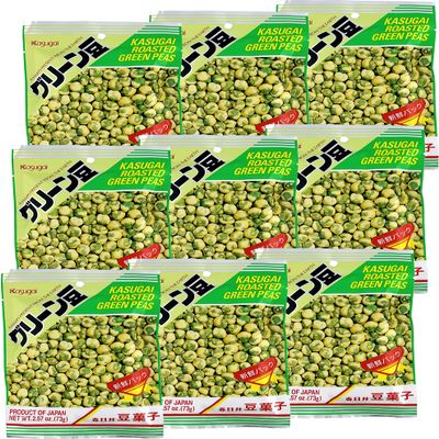 Kasugai Green Peas 2.57oz (9 Pack)