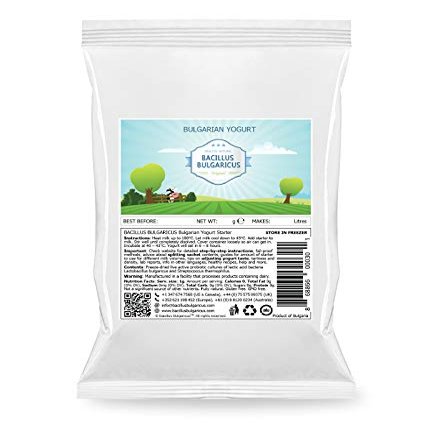 Bulgarian Yogurt Starter (Makes 2 Gal / 8 L)