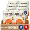 BIENA Chickpea Snacks - Crunchy Roasted Chickpeas - High Fiber Vegan Protein Snacks for Adults and Kids - 8-Pack, 5 Ounce - Habanero view 1