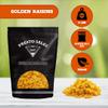 Raisins, Crop year 2024 FRESH BRIGHT YELLOW Golden seedless Sun-Dried, Naturally Sweet, Nutritious, Baking, Cooking, Snacking, Garnishing, Packed in a 3 lbs. (48 oz.) Resealable bag by Presto Sales view 2