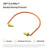 3M E-A-Rflex 20006 320-1000 Banded Hearing Protectors, 6.8" Height, 8.8" Length, 2.5" Width, ABS/Polyurethane, One Size Fits Most, Orange/Yellow view 2