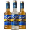 Torani Sugar Free Coffee Syrup, Vanilla, Caramel, and Classic Hazelnut Variety 3-Pack, Flavoring for Drinks, New Easy-Pour Spouts Included, Half-Size Bottles, 12.7 Fl Oz Ea view 1