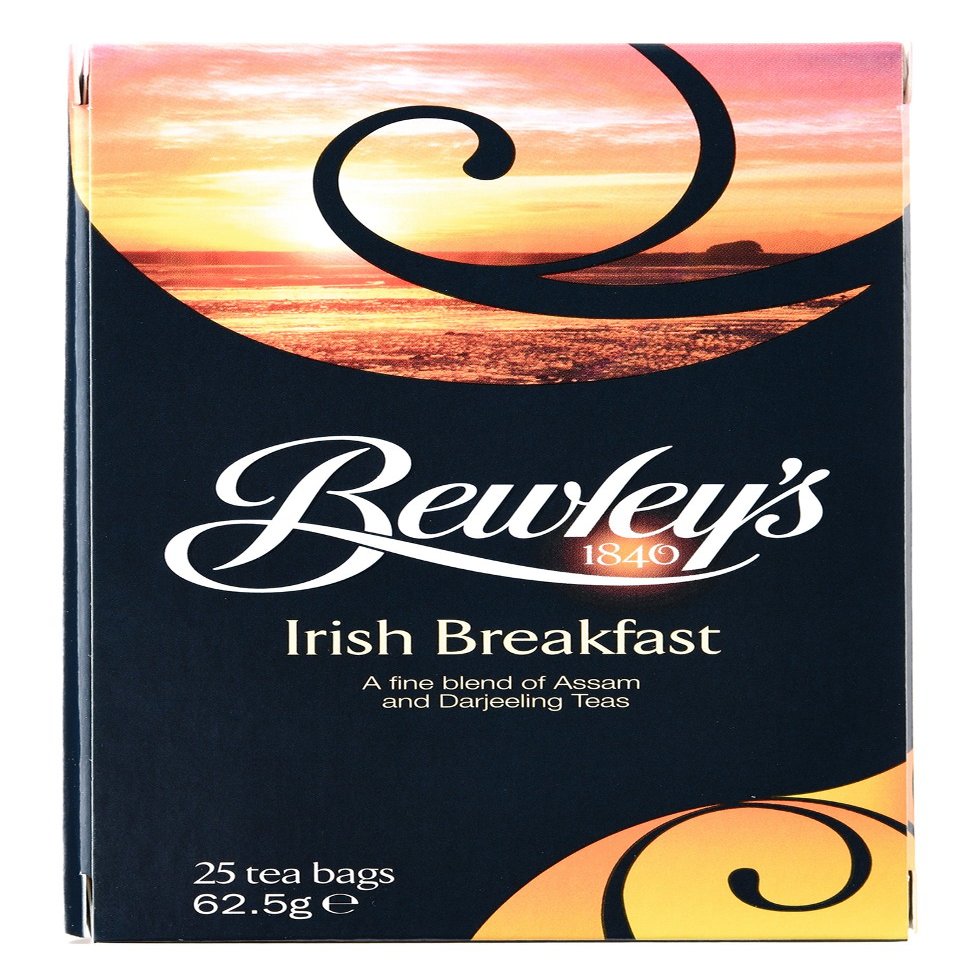 Bewley's Tea Bags, Irish Breakfast, 25 Count, 62.5 Gram