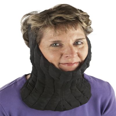 15-25 Mmhg Neck And Mandible Compression Pad; Med; Black SIGVARIS