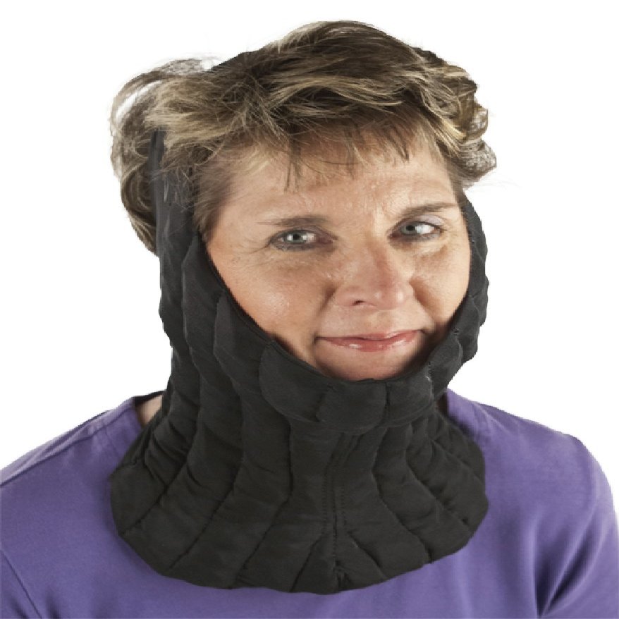 15-25 Mmhg Neck And Mandible Compression Pad; Med; Black SIGVARIS