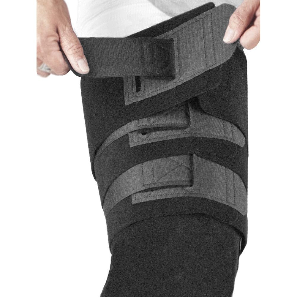 30-40 Mmhg Comprefit Thigh Component W/Hip & Knee Attachment; Med Black SIGVARIS