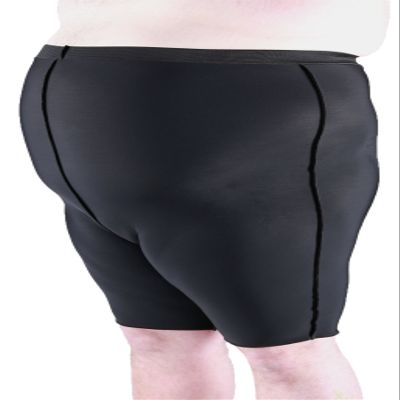 10-15 mmHg Compreshorts for Truncal/Abdominal Lymphedema; Med; Black SIGVARIS
