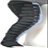 30-40 mmHg Medafit Thigh High Non-Elastic Compression W/Boot; Sm Max Short; Left; Black SIGVARIS view 1