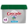 Cascade Platinum ActionPacs Dishwasher Detergent Pods, Fresh, 48 Count view 1