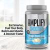 AMPLIFY NDS Nutrition Smoothie Premium Whey Protein Powder Shake with Added Greens and Amino Acids - Build Lean Muscle, Gain Strength, Lasting Energy, and Lose Fat - Vanilla (30 Servings) view 4