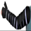 30-40 mmHg Medafit Firm Arm Sleeve W/Straps and Medahand; Med Short; Left; Black SIGVARIS view 1