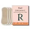 Rael Reusable Panty Liners Menstrual, Organic Cotton Cover, Period Essential, Cloth Pantyliner for Women, Washable, Soft and Thin, Leak-Free, Washing Machine Safe (3 Count, Brown) view 1