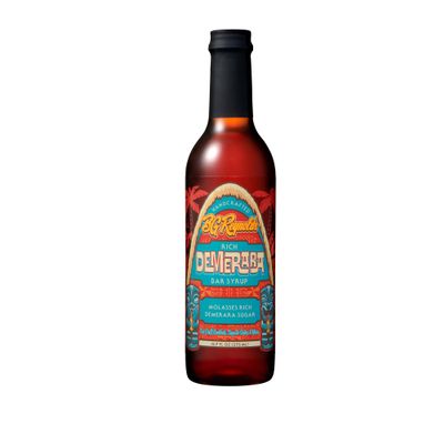 BG Reynolds Natural Tiki Cocktail Cane Syrup, Rich Demerara, 12.7 Fl Oz