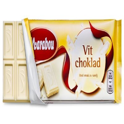 10 Bars x 185g of Marabou Vit Choklad - Original - Swedish - White Chocolate