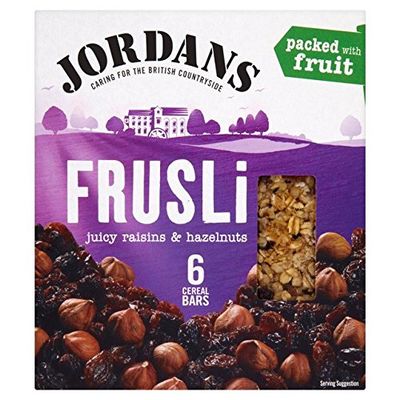 Jordans Raisin & Hazelnut Frusli Bars 6 x 30g