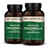 Dr. Mercola Fermented Chlorella with Chlorophyll, 90 Servings (450 Tablets), 2 Bottles, Dietary Supplement, Supports Immune and Organ Health, Non GMO, NSF Certified view 1