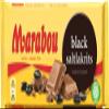10 Bars x 180g of Marabou Black Saltlakrits - Salty Licorice - Original - Swedish - Milk Chocolate view 1