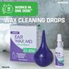 eosera Ear Wax MD Cleaning Kit - Fast-Acting Ear Wax Dissolving Drops & Rinse Bulb - Doctor Recommended, Clinically Proven Earwax Dissolver for Adults & Kids - Works in 15 Minutes - 15ml Solution view 4