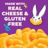 Annie's Organic Cheddar Cheesy Smiles, Baked Corn Puffs, Gluten Free, 4 oz view 3