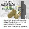 GreeNatr Ginko Biloba & Panax Ginseng Supplement - Red Ginseng Brain Supplement for Memory and Focus - Ginkgo Biloba Supplements for Good Vision, Immune System and Improved Blood Flow - 12 Bottles view 4