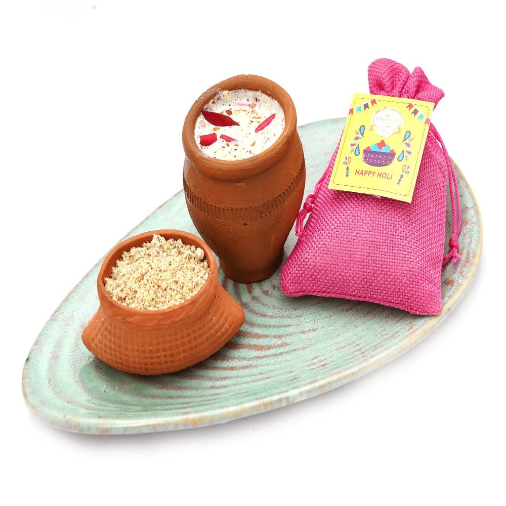 Ghasitaram Gifts Holi Sweets, Holi Gifts, Holi Hamper Herbal Thandai Powder 500gms