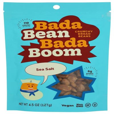 Enlightened - The Good-for-You Crisp, Roasted Broad Beans, Sea Salt, 4.5 Ounce (2-Pack)