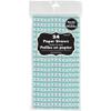 Amscan Tableware Diamond Straws, 7 3/4" x 1/4", robins egg blue view 1