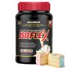 ALLMAX ISOFLEX Pure Whey Isolate Protein Powder - Gluten Free, Low Lactose, Sugar-Free - High-Protein, Clean, Keto-Friendly for Pre Post Workout Supplement for Women and Men | Birthday Cake, 2lb view 1